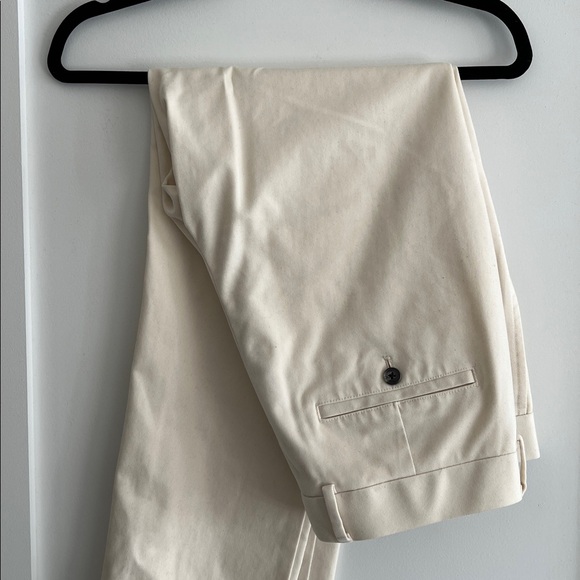Men's Cream Pants - Picture 4 of 6